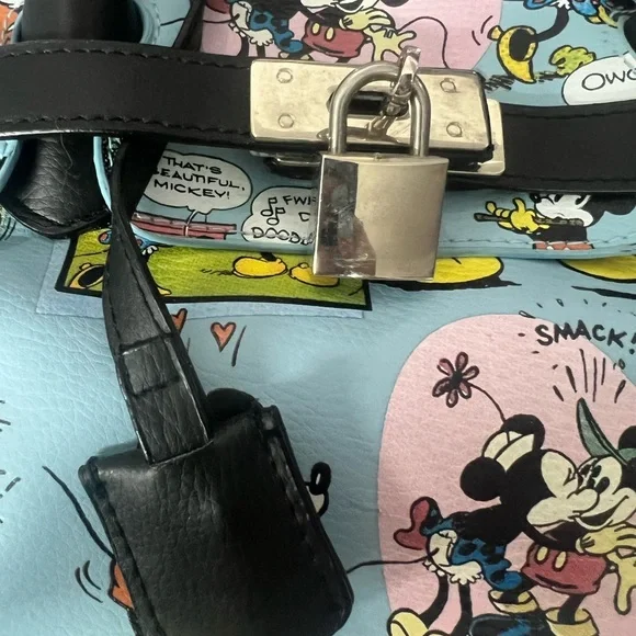 Walt Disney World Exclusive -  Blue Mickey Mouse Satchel - Picture 9 of 12